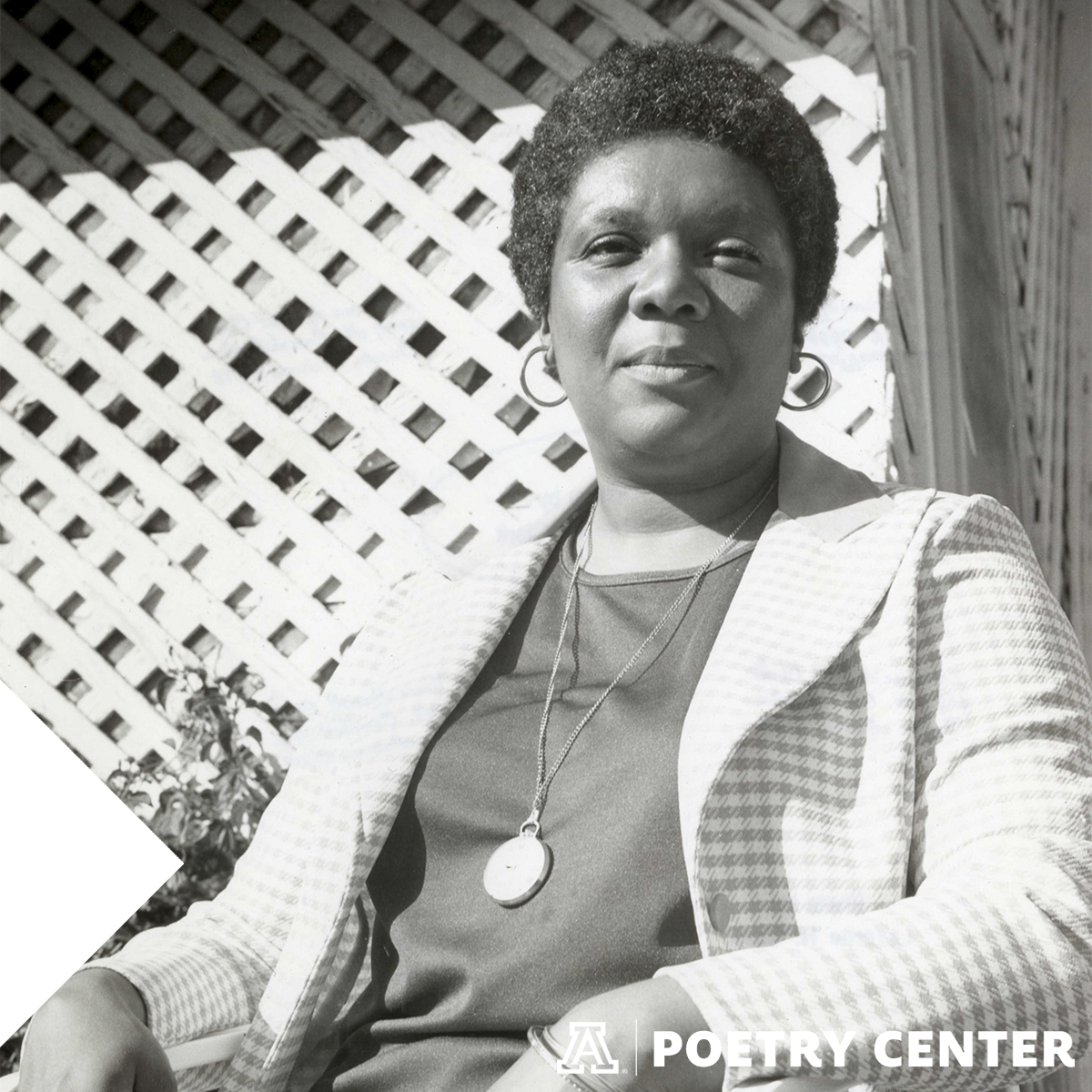 Photo of Lucille Clifton, 1975, by LaVerne Harrell Clark