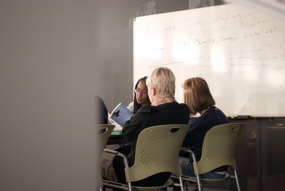 Dungy teaches a course at the UA Poetry Center