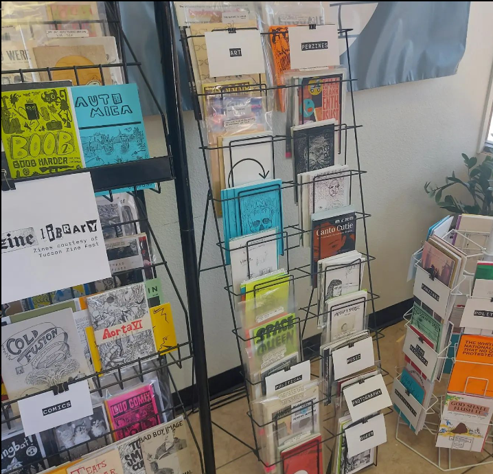 TZF zine library at Groundworks