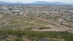 Aerial view of the neighborhood from Sentinel Peak