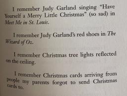 Excerpt from Joe Brainard's poem "I Remember"