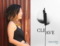 Tiana Nobile and the cover of her book Cleave