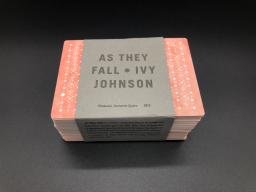 Ivy Johnson's As They Fall, which resembles a stack of playing cards