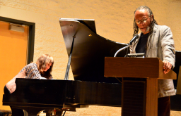 Marilyn Crispell and Nathaniel Mackey Photo by Samuel Ace 03/27/2013